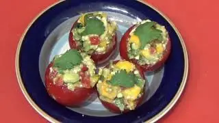 Фаршированные помидоры (два способа).Stuffed tomatoes (two ways).