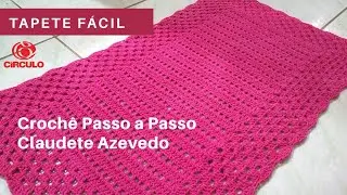 Tapete Fácil Aula para Iniciante Crochê Passo a Passo