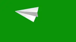 PAPER AIRPLANES GREEN SCREEN ANİMATİON