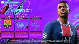 DREAM LEAGUE SOCCER 2021 | DLS 21 MOD FIFA 21 [OFFLINE-ONLINE] APK OBB
