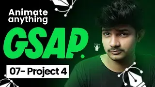 Create Scrolling Text Animation | Complete GSAP Course - Project 4