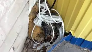 Вандализм Трасса кондиционера. Киев!