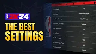 BEST SETTINGS for 2K24 (CONTROLLER SETTINGS & MORE)