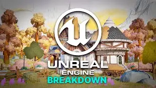 Autumn Cottage - Environment art scene Breakdown