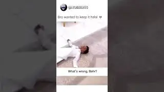 Bro wanted to keep it halal 💀
