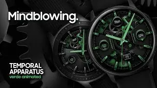 [URARITY] Temporal Apparatus - Verde - animated Samsung Galaxy watchface
