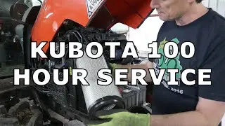 How to service your tractor | Kubota 100 hour service | M4 series | M4062