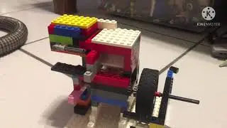 Lego single cylinder vacuum engine