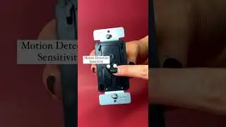Motion Sensor Light Switch. #foryou #homeimprovement #shortsfeed #diy #lighting