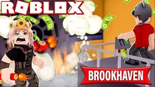 Det FARLIGSTE Brookhaven 🏡RP *BANKRØVERI*! | Dansk Roblox: Brookhaven 🏡RP