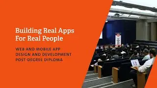 Web & Mobile App Students Pitch Their Capstone Projects to Industry Representatives