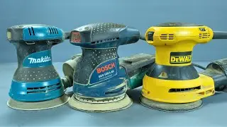 Эксцентриковые шлифмашины(ЭШМ)125 мм.Сравнительный обзор.Random Orbital Sander 125 mm.