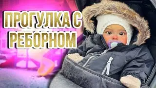 КОЛЯСКА для моего реборна KaringBee! ОБЗОР и прогулка с реборном Евой