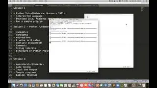 Session 2:  Variables Constants and Comments