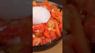 Tomato rice bowl 🍅🍚 #food