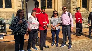 Kings Guard BREAKS CHARACTER To Take Photo With Proud Parents!