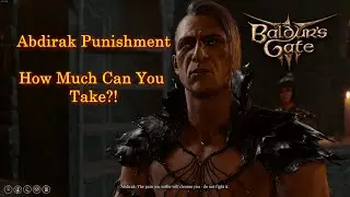 Abdirak PUNISHMENT Consequences - Baldur's Gate 3 