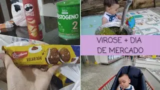 VLOG 💜| Pegamos virose + Compras de  mercado