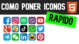 👉 Como PONER un ICONO en HTML 😱