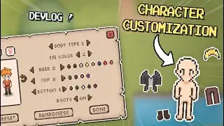 Animation and Character Customization for My Pixel Game - Devlog