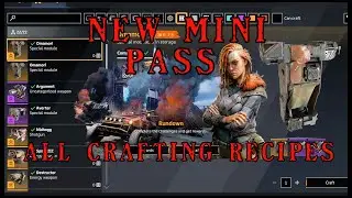 New mini-battle pass! All fusions and crafting recipes | Crossout (Pr Test)