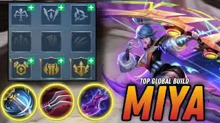 MIYA EMBLEM AND BUILD 2023 | MIYA BEST BUILD 2023 - MLBB