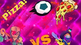 I GOT IN A GAME WITH PIZZA!!! 🍕 (Brawl stars trickshot youtuber)