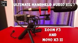 Movo X3 II & Zoom F3 Field Recording And Studio Mic Rig For Portability