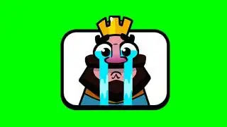 Clash Royale King Emotes Greenscreen (Fan Remake)