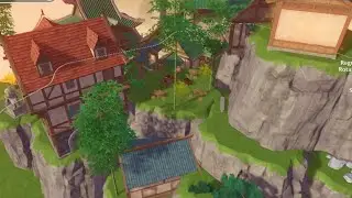 Level 5 Trust Rank -- Mountain House Tour part-3 | Realm Tour | Floating Abode Genshin impact