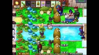 Plants vs. Zombies [PC] - Playthrough: Survival Pool (Hard)