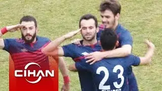 Van'daki maçta Bergamasporlu futbolcu asker selamı verince ortalık karıştı