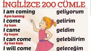 ingilizceyi basit kolay cümleler ile öğren