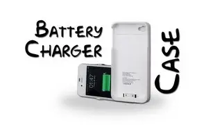 Apple iPhone 4/4s Case Weiß mit Akku - External Battery Charger (1900mAh)