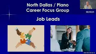North Dallas / Plano CFG - 8/30/24 - "Tech Tips & Tricks for Jobseekers (Part 1)" with Matt Keelan