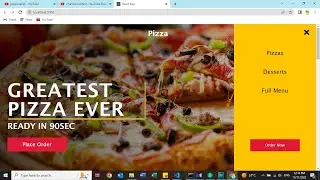 React Website using Styled Components Part 1 | Responsive Food Ordering App UI design
