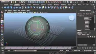 Maya Tutorial: 39- Creating Curves on a Surface