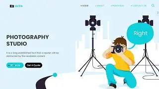Build A Photography website using html css javascript || With source code