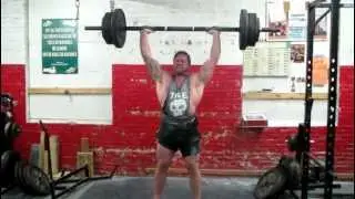 341 Pound Axle Clean and Press for a Double Team Heavy Extreme