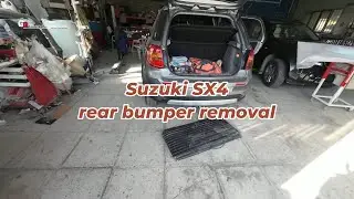 Suzuki SX4 rear bumper removal