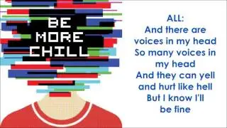 Voices In My Head - BE MORE CHILL (LYRICS)