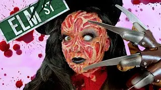 FEMALE FREDDY KRUEGER MAKEUP TUTORIAL!