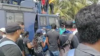 #srilanka #gotagohome #Protestors #aragalaya #video Of Sri Lanka Protestors Through, gall face