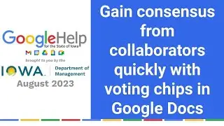 Gain consensus from collaborators quickly with voting chips in Google Docs