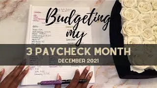DECEMBER BUDGET WITH ME| BUDGETING MY 3 PAYCHECK MONTH| ZERO BASED BUDGET| TAYLORBUDGETS