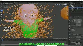 Blender Tutorial, Sand Man, Ghost, Eeve Sand Man, Blender Sand Man, Particle, Toorkhan
