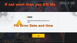 FREE FIRE Date and Time Error Fix 100% Work in Gameloop  PC With Jugar