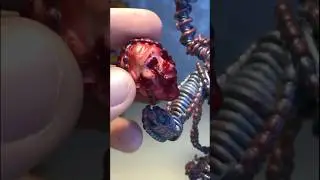 Assembling Bloody Mangle figure 🩸| FNAF clay art 
