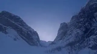 Чатыр-Даг, холодный кулуар, в середине декабря