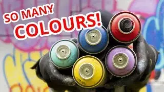 the BEST colour combinations for THROW UPS - so many throw ups!